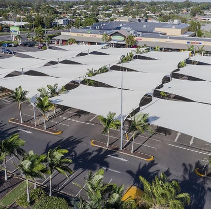 Commercial Heavy 430 FR Carpark Shade Sails