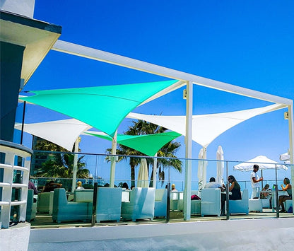 Commercial NinetyFive beachside restaurant shade sails