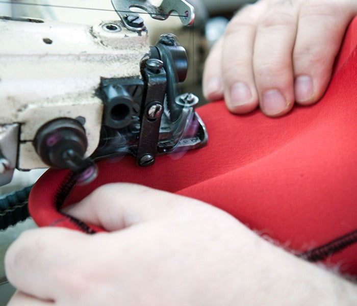 Neoprene Rubber Sewing Machine