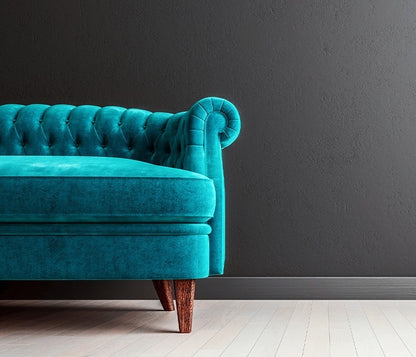 Topfil Bonded Nylon Blue Sofa