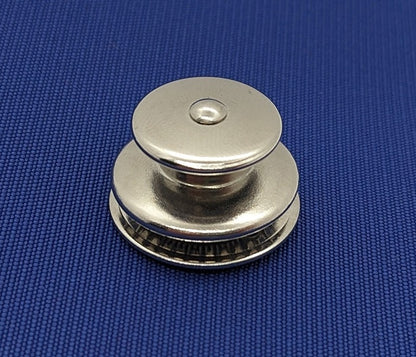 Tomax Fastener on Blue Cloth